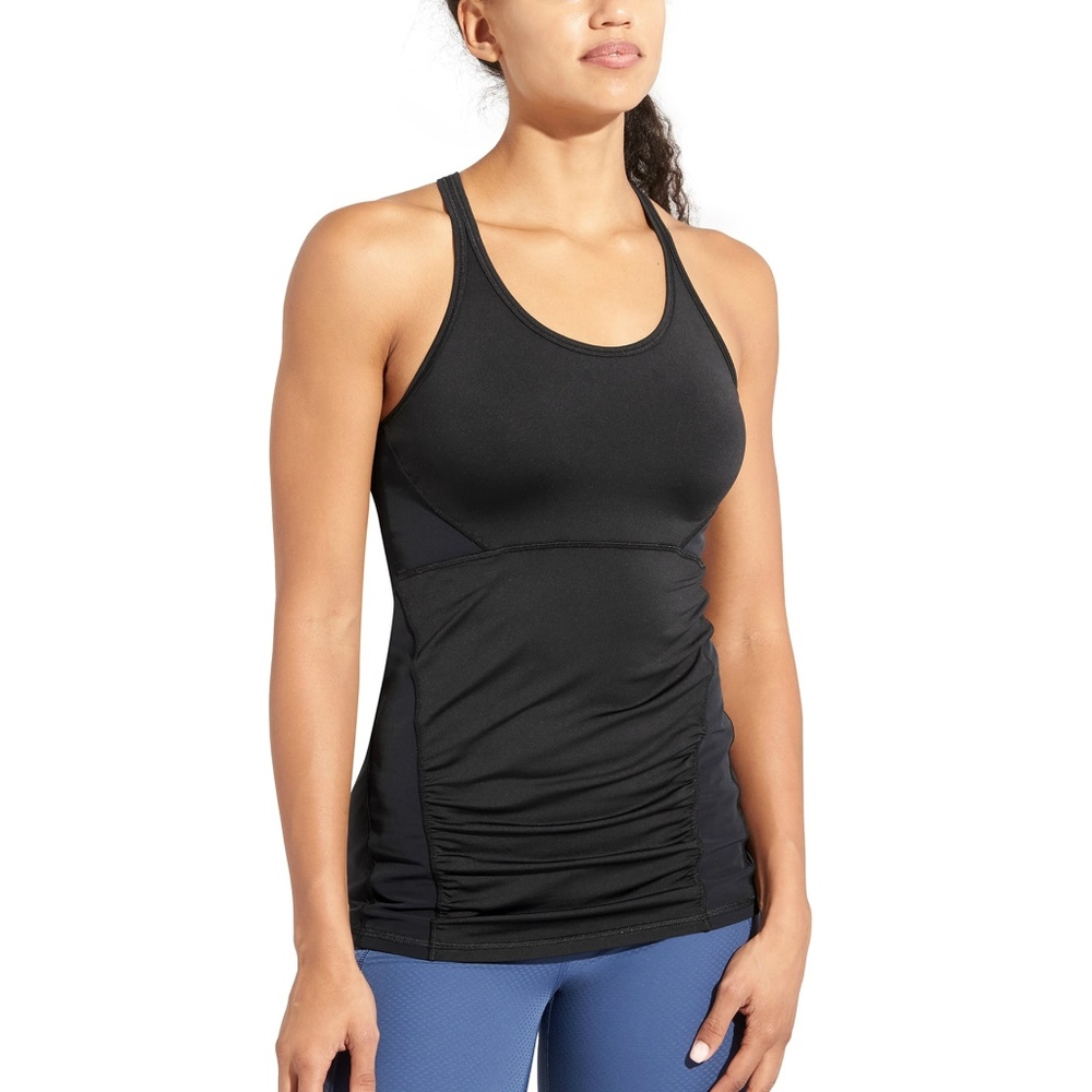 Athleta Black Stealth Racerback Tank Size S - Picture 1 of 8